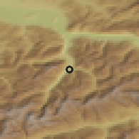Shaded relief of the 51 km around Schwanden, drawn from the GMTED2010 grid