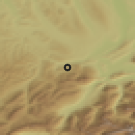 Shaded relief of the 51 km around Schwarzenberg, drawn from the GMTED2010 grid