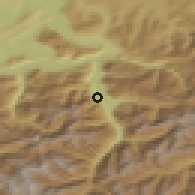 Shaded relief of the 51 km around Seedorf, drawn from the GMTED2010 grid