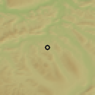 Shaded relief of the 51 km around Seon, drawn from the GMTED2010 grid