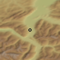 Shaded relief of the 51 km around Sevelen, drawn from the GMTED2010 grid