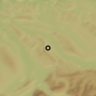 Shaded relief of the 51 km around Adliswil, drawn from the GMTED2010 grid