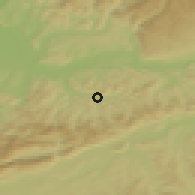 Shaded relief of the 51 km around Sissach, drawn from the GMTED2010 grid