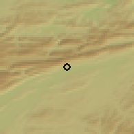 Shaded relief of the 51 km around Bettlach, drawn from the GMTED2010 grid