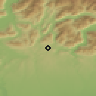 Shaded relief of the 51 km around Stabio, drawn from the GMTED2010 grid