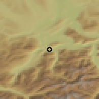 Shaded relief of the 51 km around Stans, drawn from the GMTED2010 grid