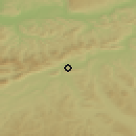 Shaded relief of the 51 km around Starrkirch-Wil, drawn from the GMTED2010 grid