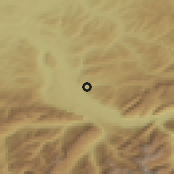 Shaded relief of the 51 km around Steffisburg, drawn from the GMTED2010 grid