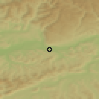 Shaded relief of the 51 km around Stein, drawn from the GMTED2010 grid