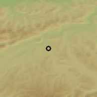 Shaded relief of the 51 km around Strengelbach, drawn from the GMTED2010 grid