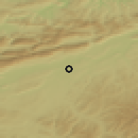 Shaded relief of the 51 km around Subingen, drawn from the GMTED2010 grid