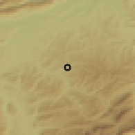 Shaded relief of the 51 km around Sumiswald, drawn from the GMTED2010 grid