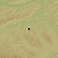 Shaded relief of the 51 km around Teufenthal, drawn from the GMTED2010 grid
