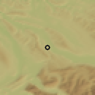 Shaded relief of the 51 km around Thalwil, drawn from the GMTED2010 grid