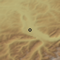 Shaded relief of the 51 km around Thierachern, drawn from the GMTED2010 grid