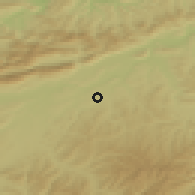 Shaded relief of the 51 km around Thunstetten, drawn from the GMTED2010 grid