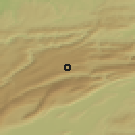 Shaded relief of the 51 km around Tramelan, drawn from the GMTED2010 grid