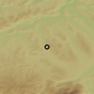 Shaded relief of the 51 km around Triengen, drawn from the GMTED2010 grid