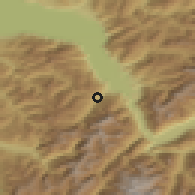 Shaded relief of the 51 km around Troistorrents, drawn from the GMTED2010 grid
