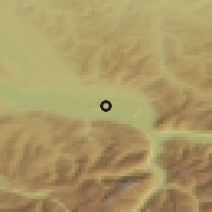 Shaded relief of the 51 km around Tuggen, drawn from the GMTED2010 grid