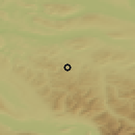 Shaded relief of the 51 km around Bichelsee-Balterswil, drawn from the GMTED2010 grid