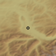 Shaded relief of the 51 km around Uetendorf, drawn from the GMTED2010 grid