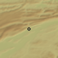 Shaded relief of the 51 km around Biel, drawn from the GMTED2010 grid