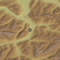 Shaded relief of the 51 km around Untervaz, drawn from the GMTED2010 grid