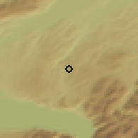 Shaded relief of the 51 km around Ursy, drawn from the GMTED2010 grid