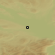 Shaded relief of the 51 km around Uttwil, drawn from the GMTED2010 grid
