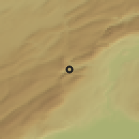 Shaded relief of the 51 km around Vallorbe, drawn from the GMTED2010 grid