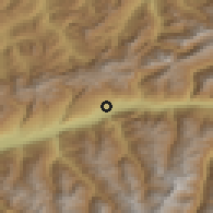Shaded relief of the 51 km around Veyras, drawn from the GMTED2010 grid