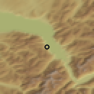 Shaded relief of the 51 km around Vionnaz, drawn from the GMTED2010 grid