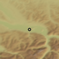 Shaded relief of the 51 km around Wangen, drawn from the GMTED2010 grid