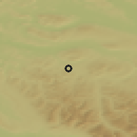 Shaded relief of the 51 km around Wängi, drawn from the GMTED2010 grid