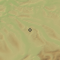 Shaded relief of the 51 km around Birmensdorf, drawn from the GMTED2010 grid