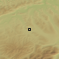 Shaded relief of the 51 km around Wauwil, drawn from the GMTED2010 grid