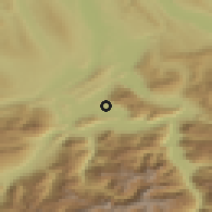 Shaded relief of the 51 km around Weggis, drawn from the GMTED2010 grid