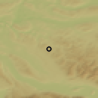 Shaded relief of the 51 km around Weisslingen, drawn from the GMTED2010 grid