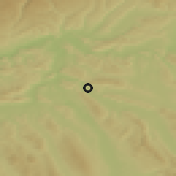Shaded relief of the 51 km around Wettingen, drawn from the GMTED2010 grid