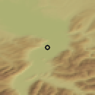 Shaded relief of the 51 km around Widnau, drawn from the GMTED2010 grid