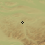 Shaded relief of the 51 km around Wil, drawn from the GMTED2010 grid
