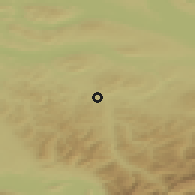 Shaded relief of the 51 km around Wilen, drawn from the GMTED2010 grid