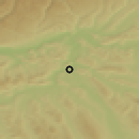 Shaded relief of the 51 km around Windisch, drawn from the GMTED2010 grid