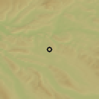 Shaded relief of the 51 km around Winkel, drawn from the GMTED2010 grid