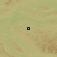 Shaded relief of the 51 km around Winterthur, drawn from the GMTED2010 grid