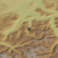Shaded relief of the 51 km around Wolfenschiessen, drawn from the GMTED2010 grid