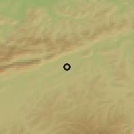 Shaded relief of the 51 km around Wolfwil, drawn from the GMTED2010 grid