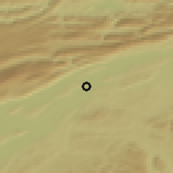 Shaded relief of the 51 km around Worben, drawn from the GMTED2010 grid