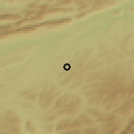 Shaded relief of the 51 km around Wynigen, drawn from the GMTED2010 grid